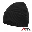 Зимняя рабочая шапка, утепленная, теплая, черная.