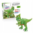ПЕНЕЛЕННЫЕ БЛОКИ ТИРАННОЗАВРА ДИНОЗАВРА ПАЗЗЛ 104 EL