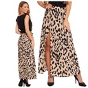 ДЛИННАЯ ЖЕНСКАЯ ЮБКА-МАКСИ, С ЛОТОМ, ЛЕОФЕРНЫМ УЗОРОМ, MORAJ XL