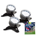 AQUAEL WATERLIGHT TRIO WHITE Светодиодная подсветка для глаз