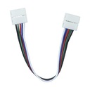 Разъем RGBW LED 12 мм, двусторонний, с кабелем