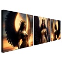 Триптих из 3 частей IMAGE Женщина-ангел 150x50
