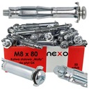 KOŁEK KOŁKI ROZPOROWE 8X80 DO PŁYT GIPSOWYCH GK KOTWA STALOWA MOLLY 50 SZT