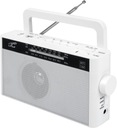Prenosné rádio LTC SONA s bluetooth USB TF White. Farba biela