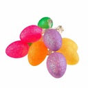 МАЛЕНЬКИЕ ПЛАСТИКОВЫЕ ПАСХАЛЬНЫЕ ЯЙЦА С БЛЕСКАМИ