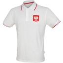 Польша - белая мужская рубашка-поло L!