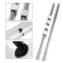 2 ШТУКИ РЕЙКИ ВАЛУ PROWADZACEGO SBR16 750MM Z 4 LOZYSKAMI SBR16UU ЗАПЧАСТИНИ CNC  фото 6