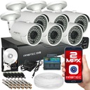 КОМПЛЕКТ МОНИТОРИНГА ИЗ 6 НАРУЖНЫХ ИК-КАМЕР В КОМПЛЕКТЕ