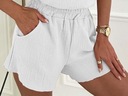 Женский комплект оверсайз из МУСЛИНА, блузка, муслиновые шорты, удобный для лета, L/XL