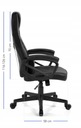 Офисное игровое кресло из эко-кожи Поворотное офисное кресло - Knight Sense7