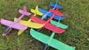 Lietadlo z polystyrénu Hračka Svetlý Veľký Rôzne Farby Typ lietadlá