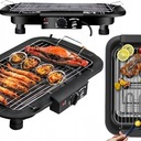 GRILL ELEKTRYCZNY STOŁOWY NABLATOWY RUSZT PRZENOSZNY REGULACJA MOCNY