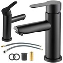 МАТОВЫЙ ЧЕРНЫЙ УМЫВАЛЬНИК FACTOR, СТАНДАРТНЫЙ Смеситель для умывальника в ванной комнате в стиле лофт