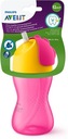 Чашка Philips Avent с трубочкой 300 мл красная