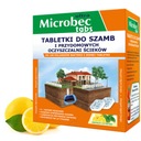 Таблетки Microbec для септиков и очистных сооружений 16х20г Лимон