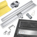 ЛИНЕЙНЫЙ СЛИВ VETTÄ 2в1 80см НИЗКИЙ СИФОН 52мм ВЫСОКАЯ ПРОИЗВОДИТЕЛЬНОСТЬ