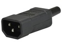 Компьютерный разъем C14 UPS IEC320 10A для кабеля HQ