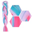 СИНТЕТИЧЕСКИЕ волосы для косичек ЦВЕТНЫЕ косички НАРАЩИВАНИЕ ВОЛОС ОМБРЕ