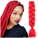 Синтетические волосы для кос А13 красные SEOL