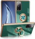 ETUI PLATING RING CASE POKROWIEC do SAMSUNG GALAXY S20 FE +SZKŁO HARTOWANE