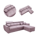 НЕВАДА УГЛОВОЙ ДИВАН ПОДВИЖНЫЕ ПОДГОЛОВНИКИ КОНТЕЙНЕР ДЛЯ ПОСТЕЛЬНЫХ ПРИНАДЛЕЖНОСТЕЙ СПАЛЬНАЯ ФУНКЦИЯ