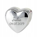 Подвески серебро 925 Имя с подвеской-датой, бусины