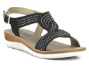 САНДАЛИИ ЖЕНСКИЕ INBLU BV-33 BLACK LIGHT SUMMER 36