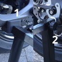 SUPPORT MOTOCYCLETTE PLIABLE SUR ARRIÈRE SOUS MOTOCYCLETTE ÉLÉVATEUR MOTOWOTOMphoto 13