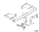 BARRA DE REMOLQUE GANCHO DE REMOLQUE AUDI A7 I 2010-2018 +MODUL 7PIN 