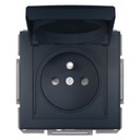 SCHNEIDER ASFORA РАСПЫЛИТЕЛЬНАЯ РОЗЕТКА АНТРАЦИТОВАЯ