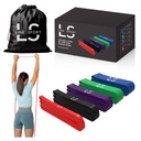 НАБОР ЛЕНТ ДЛЯ ТРЕНИРОВОК С СОПРОТИВЛЕНИЕМ POWER BAND LINE SPORT 5 ШТ.