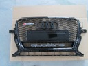 Решетка-пустышка Audi Q5 12-15 RSQ5 Black Quattro