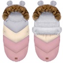 СТЕГАНЫЙ ТЕПЛЫЙ СПАЛЬНИК ДЛЯ ПРОГУЛЯЮЩЕЙ КОЛЯСКИ, ИДЕАЛЬНО НА ЗИМУ, РОЗОВЫЙ