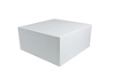 КОРОБКА ДЛЯ ТОРТА БЕЛАЯ 22x22x11см