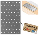 PŁYTKA PERFOROWANA PŁASKOWNIK ŁĄCZNIK CIESIELSKI PŁASKI 120x200x2,0 mm