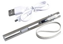 СВЕТОДИОДНЫЙ ФОНАРИК, СТАЛЬ, С ЗАРЯЖКОЙ USB