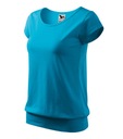 Женская футболка свободного кроя CITY lturquoise M