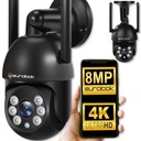 IP-камера WiFi SMART Наружная поворотная сигнализация 8MPX Обнаружение движения 4X ZOOM