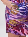 Šaty Loap Anuma - M74YJ/Blue/Pink Dĺžka nad kolená