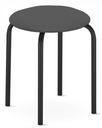 TABORET STOŁEK METALOWY CHICO-BL GRAFITOWY NOWY ST