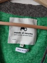 MOODS OF NORWAY sveter kardigan zelený syr/výstrih V veľkosť M s ľanom Druh bez kapucne zapínateľný