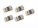 5 карманных сенсорных переключателей Mini USB с 3 светодиодными лампами