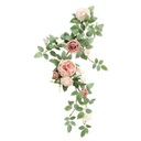 Sztuczny kwiat wiszący łuk ślubny kwiat do altany domowej w kolorze różowym Kod producenta Does not apply