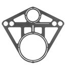 ШАБЛОН ОТВЕРСТИЙ ДЛЯ ТУАЛЕТНОЙ ПЛИТКИ GEBERIT