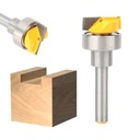 FREZ DO PRZYCINANIA 1/4 SZABLON TRZONKA PROSTY FREZ CZOŁOWY