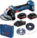 УГЛОВАЯ ШЛИФРОВОЧНАЯ МАШИНА BOSCH GWS 180-Li 125 мм 2x4 Ач 18 В