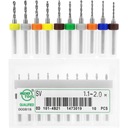ZESTAW 10x MINI WIERTŁA WIERTŁO PCB 1.1-2.0mm 38mm