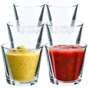 6x ЧАШКИ ДЛЯ СОУСОВ 130 мл НАБОР СТЕКЛЯННЫХ ЧАШ ДЛЯ СОУСНИКОВ