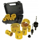 НАБОР БИМЕТАЛЛИЧЕСКИХ КОРОНОЧНЫХ ПИЛОВ DEDRA, 8 ШТ., КОРПУС 08WZ01, 22-68 мм, КРУЖЕВО