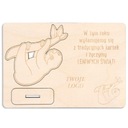 3D КОРПОРАТИВНЫЕ ДЕРЕВЯННЫЕ РОЖДЕСТВЕНСКИЕ ОТКРЫТКИ С ЛОГОТИПОМ